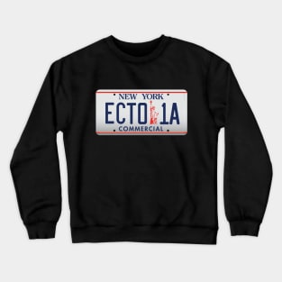 Ecto 1A License Plate Crewneck Sweatshirt